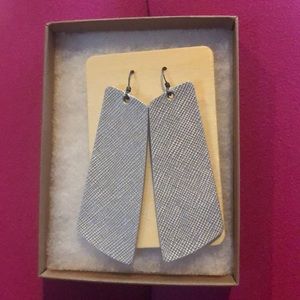 Nickel & Suede Earrings